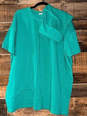 Zenana Oversized Tshirt and Biker Shorts Set